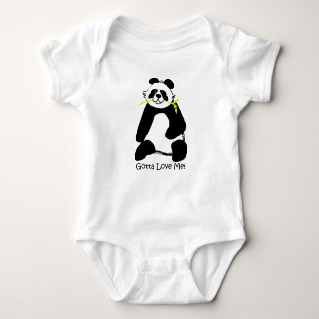 Panda Bear infant creeper (Front)