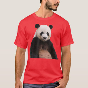 Panda bear lovers wildlife roses girl woman novelt T-Shirt