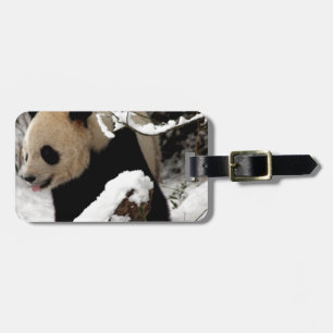 Panda Bear Luggage Tag