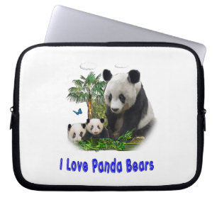 Panda Bear merchandise Laptop Sleeve