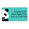Panda Bear Modern Teal