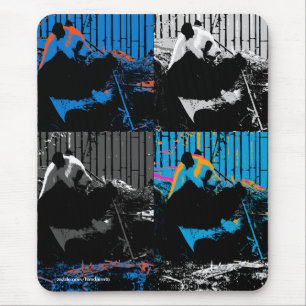 Panda Bear Multi-panel Modern Art Design Mouse Pad