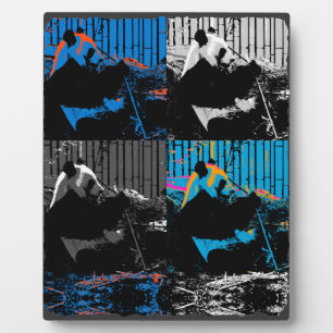 Panda Bear Multi-panel Modern Art Design Plaque