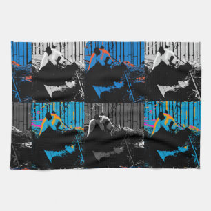 Panda Bear Multi-panel Modern Art Design Tea Towel