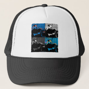 Panda Bear Multi-panel Modern Art Design Trucker Hat