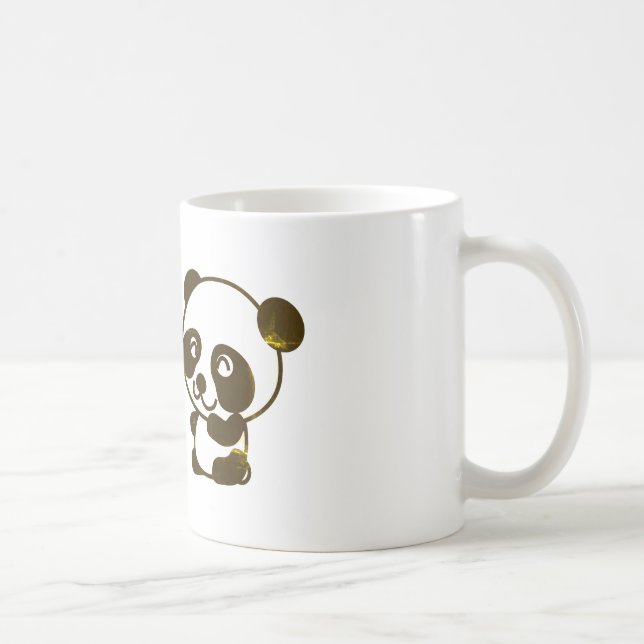 panda, bear, nature coffee mug (Right)