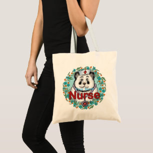 Panda Bear Nurse  tote bag