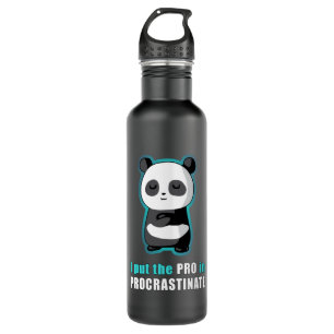 Panda Bear Pandas Cute Animal Paw Funny Gift Idea 710 Ml Water Bottle