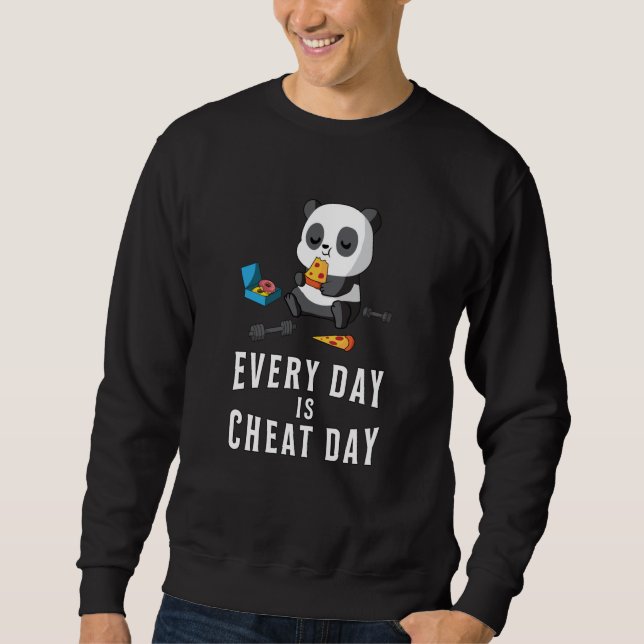 Panda Bear Pandas Cute Animal Paw Funny Gift Idea Sweatshirt (Front)