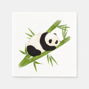 Panda Bear Paper Napkin