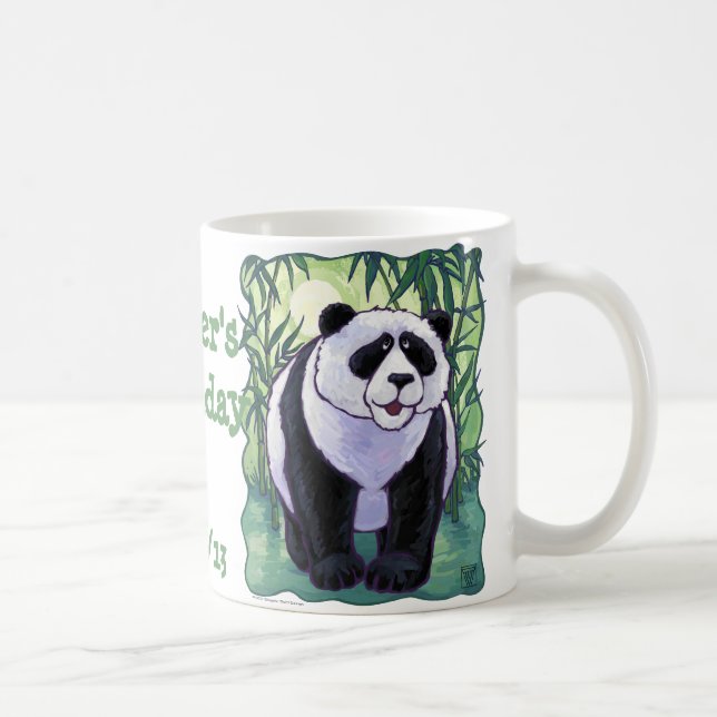 Panda Bear Party Centre Coffee Mug (Right)