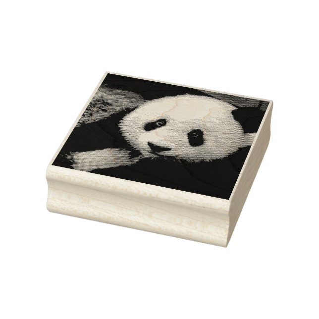 PANDA BEAR PHOTORAPHY RUBBER STAMP (Stamp)