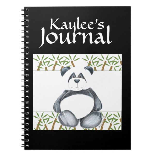 Panda Bear Picture Notebook (Front)