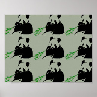 Panda bear poster