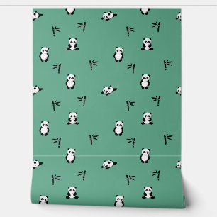 PANDA BEAR PRINT SEAMLESS WALLPAPER