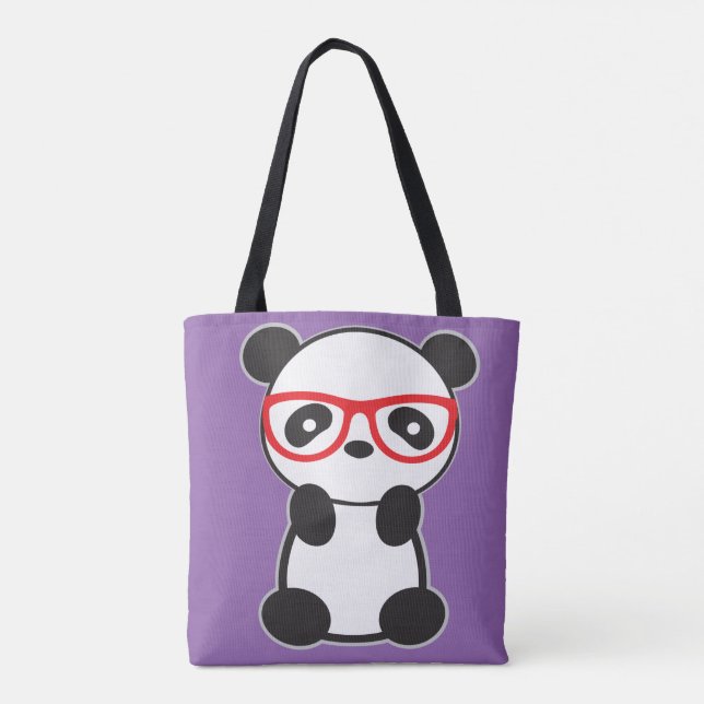 Panda Bear Purse Tote - Leon The Panda Bear (Back)