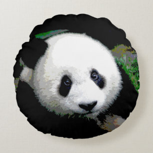 Panda Bear Round Cushion