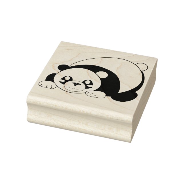 Panda Bear Rubber Stamp (Stamp)