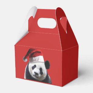 Panda Bear Santa Claus Favour Box
