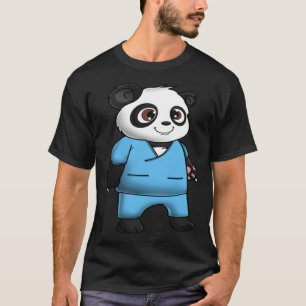 Panda Bear Scrub Suit Boy Love Awesome T-Shirt