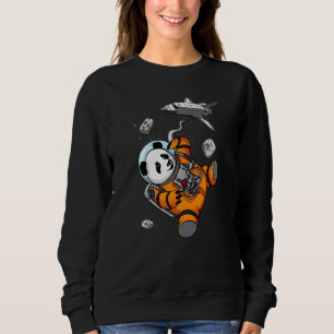 Panda Bear Space Astronaut Animal Kids Girls Boys Sweatshirt