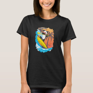 Panda Bear Surfing Surfboard SUP Stand Up Paddling T-Shirt