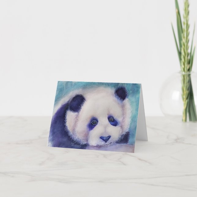 Panda Bear Thank You Card (Front)