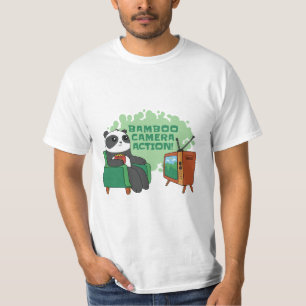 PANDA BEAR WATCHING TV T-Shirt
