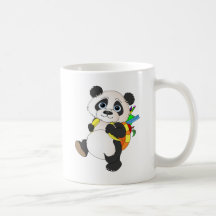 Panda Bear with backpack