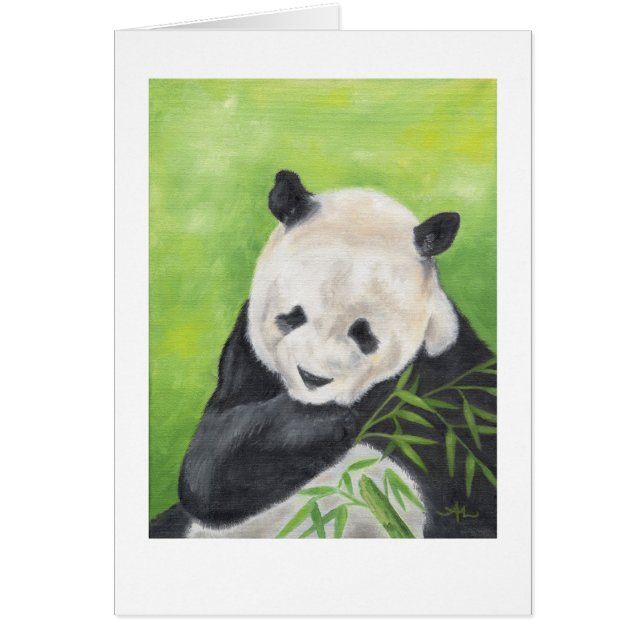 Panda bear with bamboo (Front)