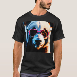 Panda bear with glasses T-Shirt