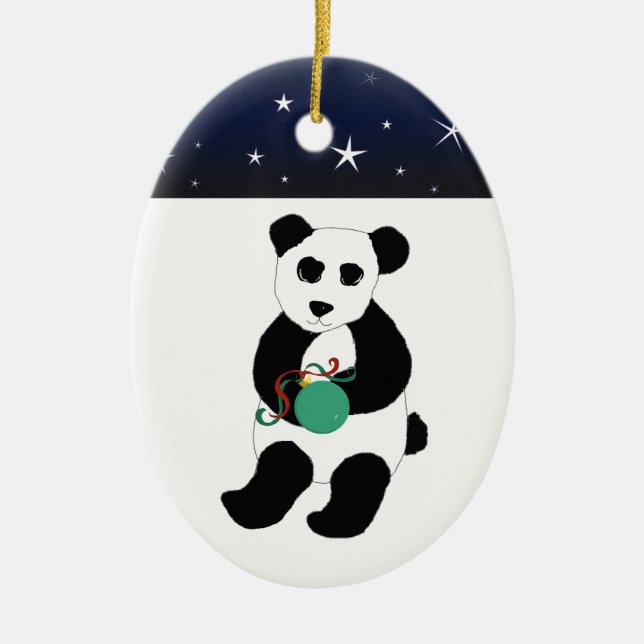 Panda Bear with Ornament (Front)