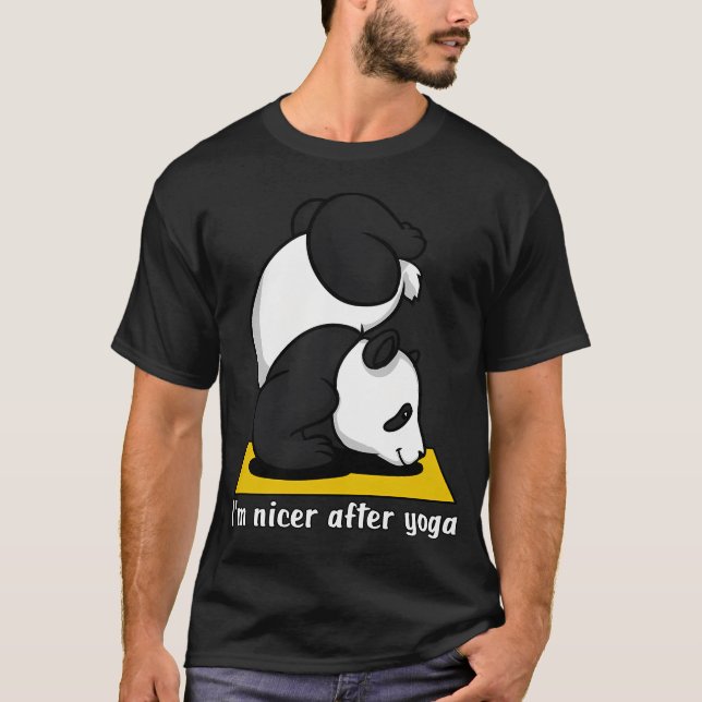 Panda Bear Yoga T-Shirt (Front)