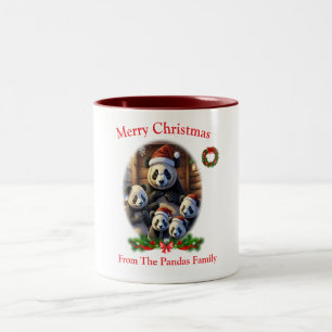 Panda Bears Christmas Mug