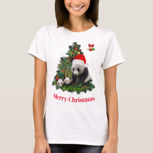 Panda bears Christmas T-Shirt