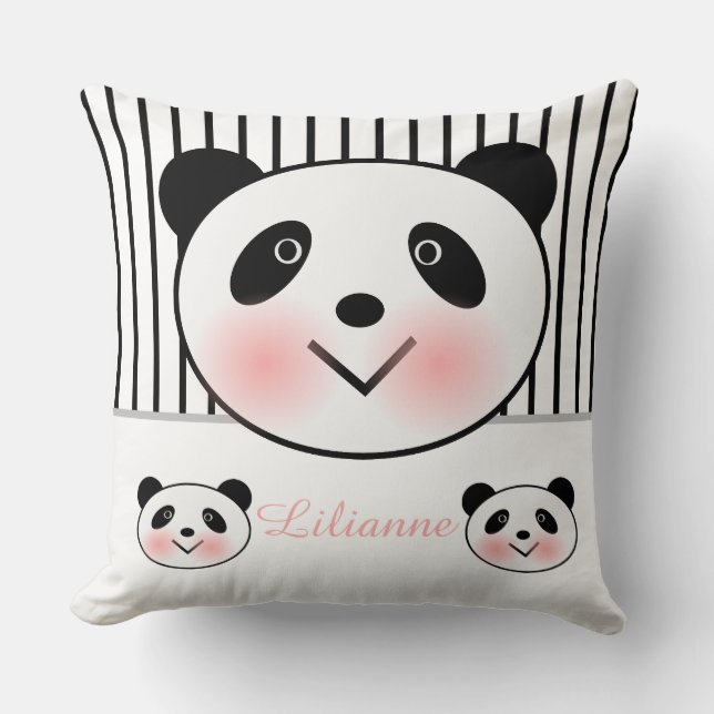 Panda Bears Cushion (Front)