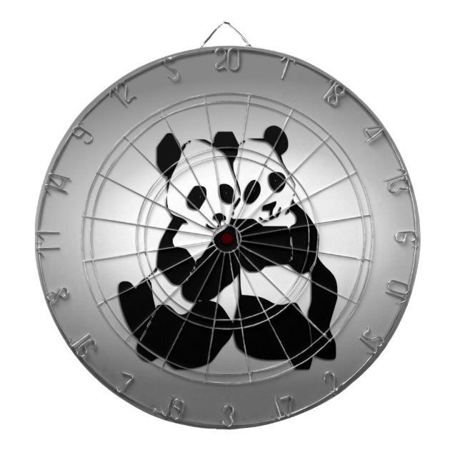 Panda Bears Dartboard (Front)