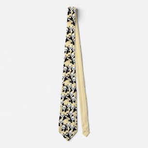Panda Bears Graphic Tie