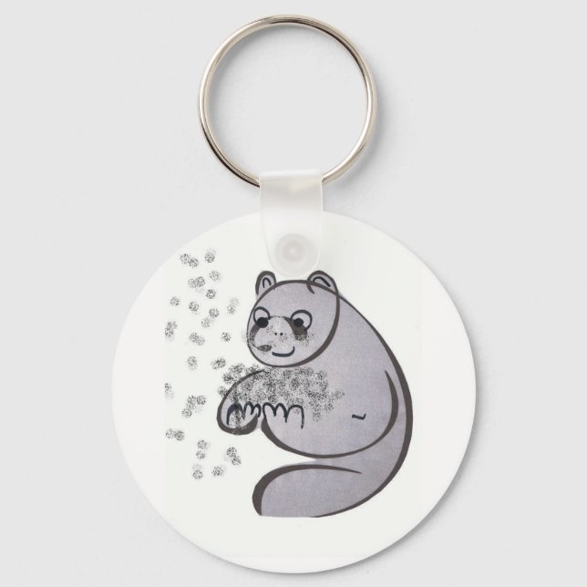 Panda Bears Key Ring (Front)