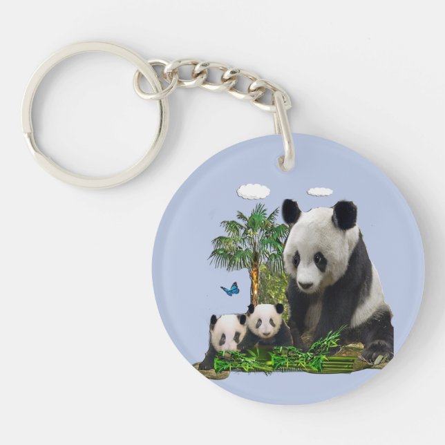 Panda bears key ring (Front)