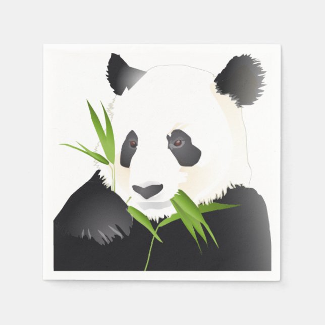 Panda Bears Napkin (Front)