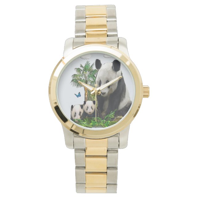 Panda bears womans watches (Front)