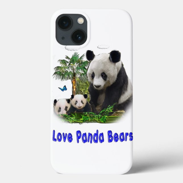 panda beras Case-Mate iPhone case (Back)