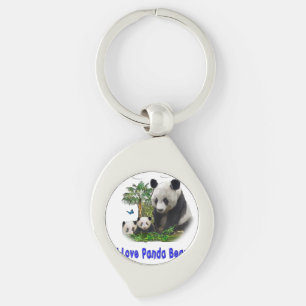 panda beras key ring