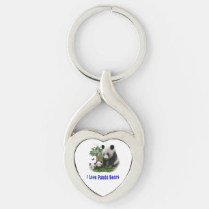 panda beras key ring