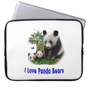 panda beras laptop sleeve