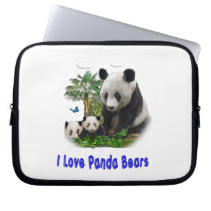 panda beras laptop sleeve
