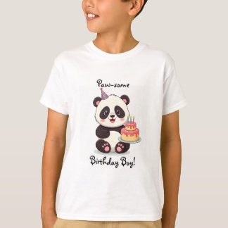 Panda Birthday Boy Shirt