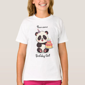 Panda Birthday Girl Shirt
