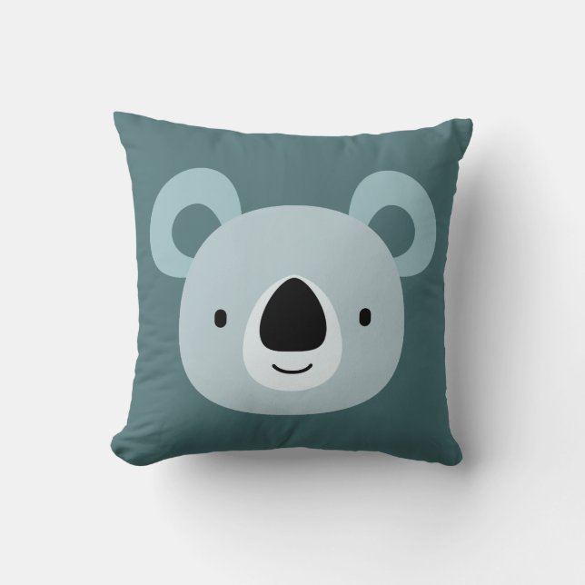 Panda Birthday Kids Art Cushion (Front)